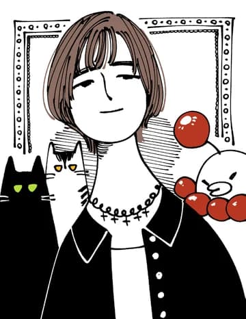 コーポレートデザイナー 吉川優香のプロフィールイラスト